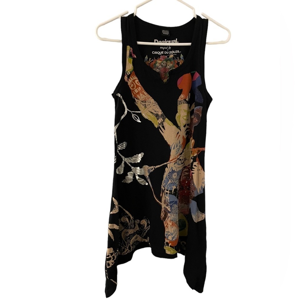Desigual x Cirque du Soleil Asymmetrical Dress Small